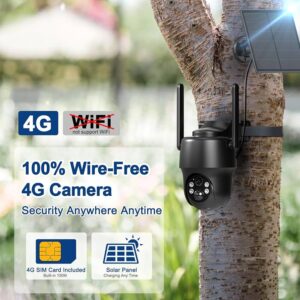 Caméra 360 batterie 4G solaire professionnel étanche