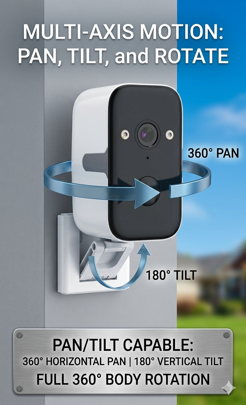 Caméra 4G Smart Battery 360 - الصورة 3